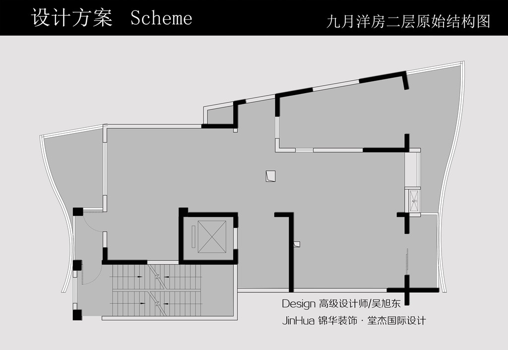 九月洋房330㎡复式装修-跃层复式-现代简约